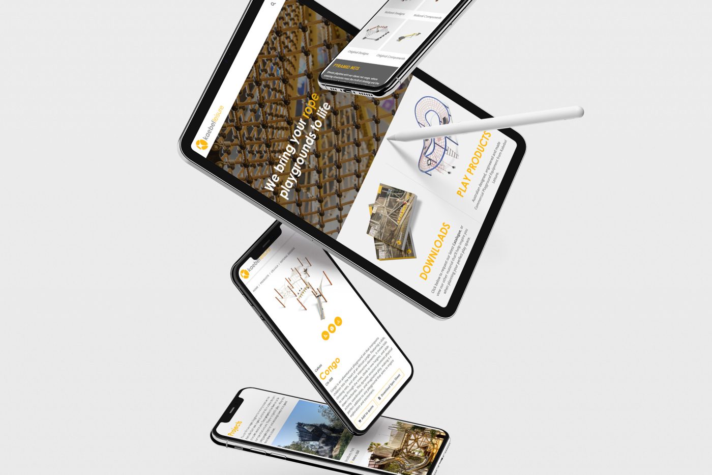 Gravity Devices UI Mockup Kaebel