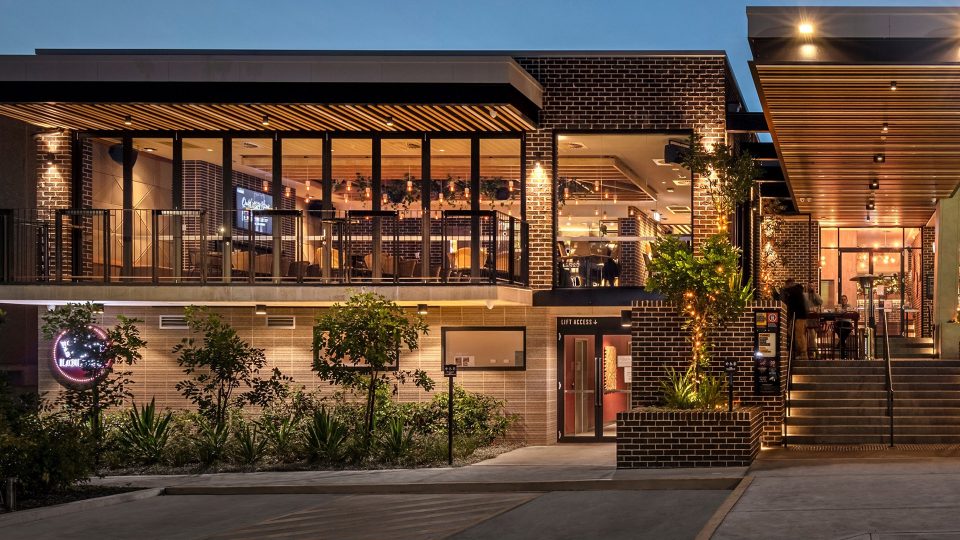 A beautiful facade of a luxurious property