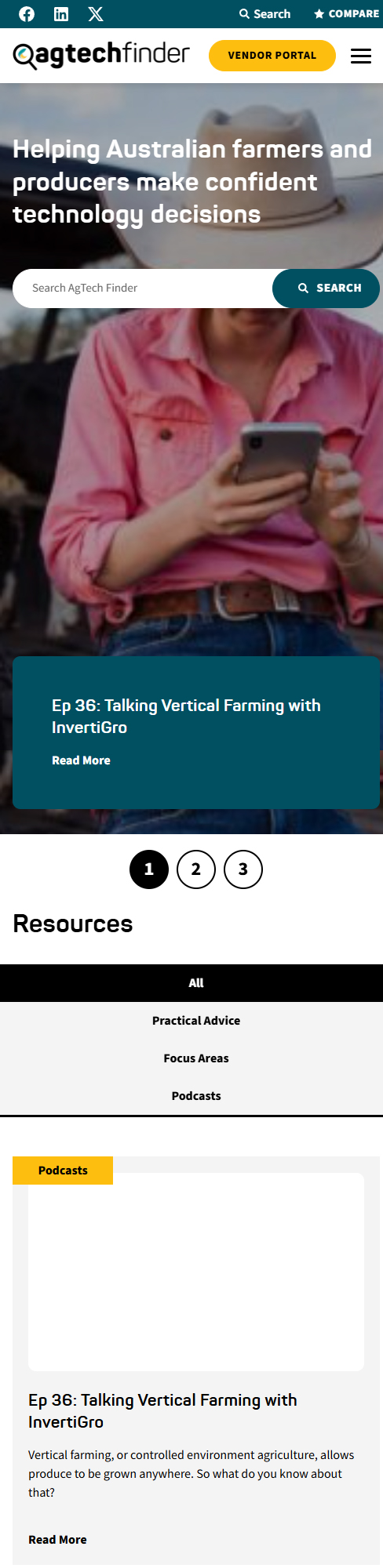 AgTech Finder Mobile 1