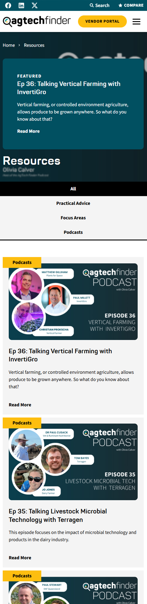 AgTech Finder Mobile 3