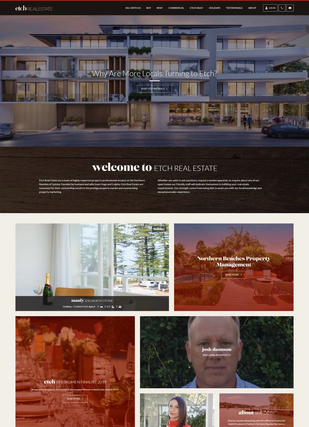Etch Realestate Desktop preview